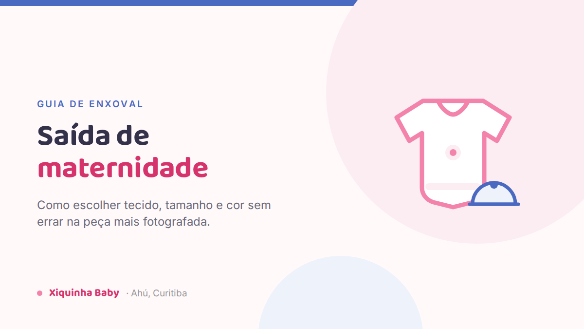 Saída de maternidade: como escolher a peça certa
